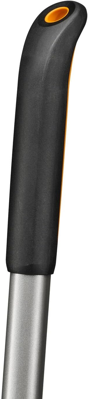 Fiskars Rechen mit 14 Zinken, Ergonomic, Länge: 154 cm, Breite: 30 cm, Gehärtete Borstahlzinken/Alum