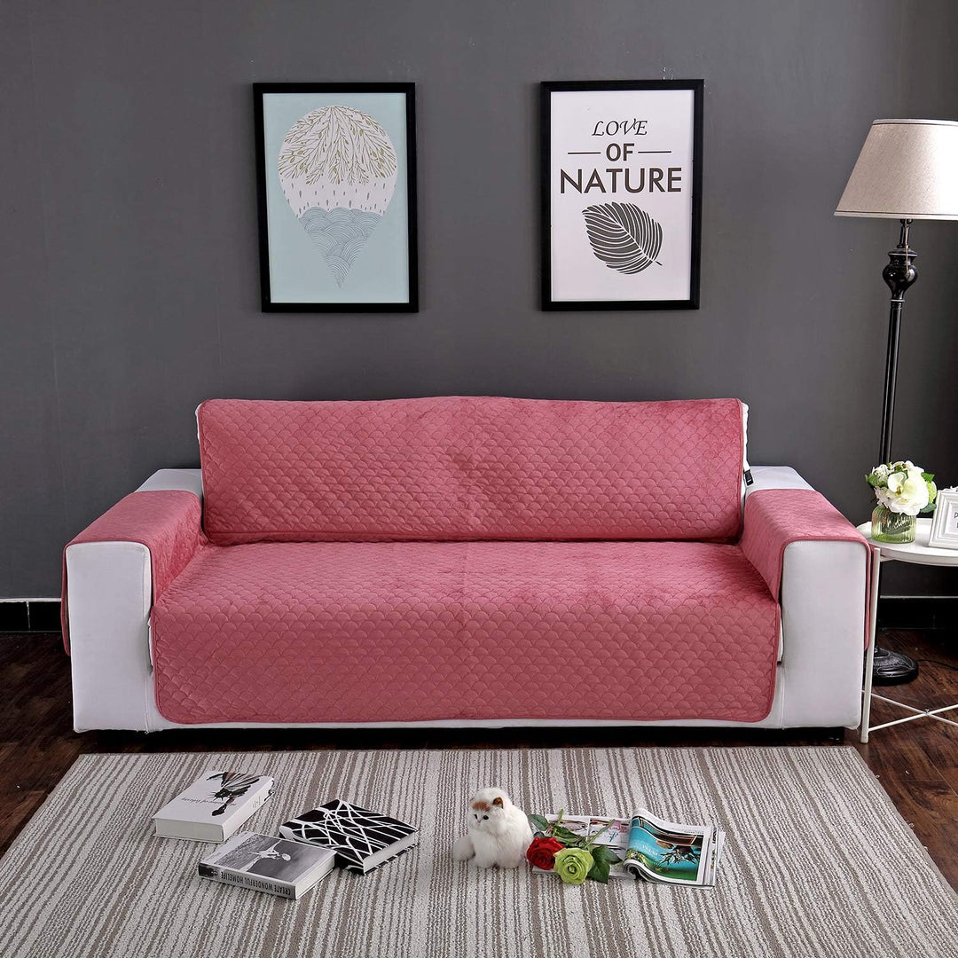 PETCUTE Sofaschoner Sofaschutz Sofaüberwurf Sofabezüge sofadecke Anti-Rutsch Sofaschoner Sofahusse S