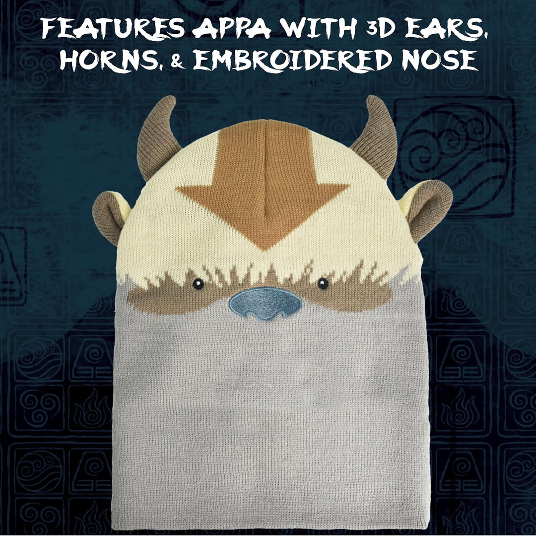 Avatar The Last Airbender Strickmütze für den Winter, mit Manschette, Mehrfarbig, Einheitsgrösse mul