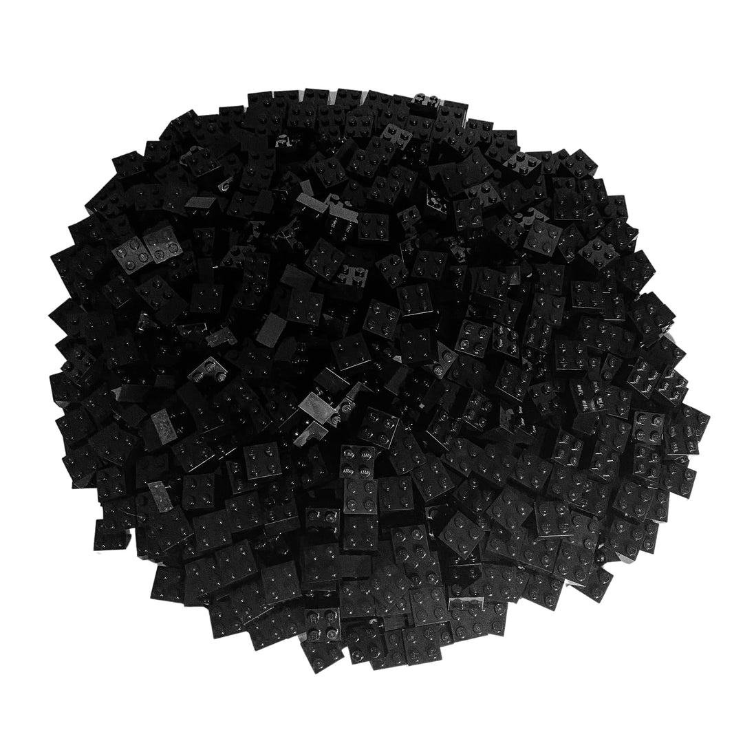 Lego® Classic 3003 Schwarz 2x2 Steine – 100 Stück Bausteine – Perfekte Ergänzung für Kreative Lego®
