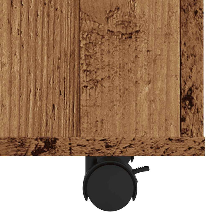 vidaXL Beistelltisch Altholz-Optik 70x35x55 cm Holzwerkstoff, Ablagetisch, Sofatisch, Lampentisch, A
