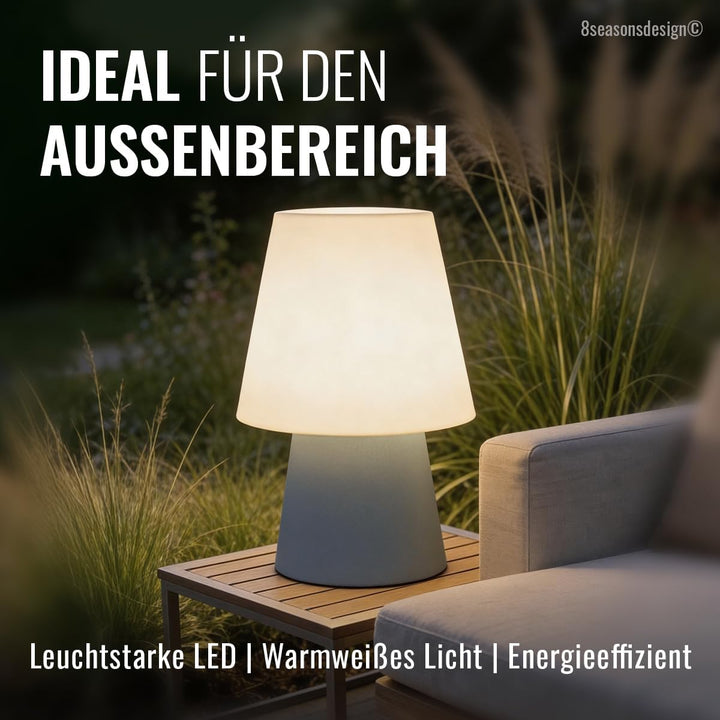 Light Life Leuchtobjekt Lampe "Stone" 60 cm (Solar) Indoor & Outdoor, Stone