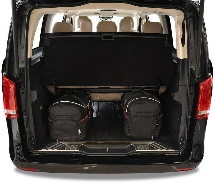 KJUST Kofferraumtaschen 7 stk kompatibel mit MERCEDES-BENZ V LONG W447 2015+