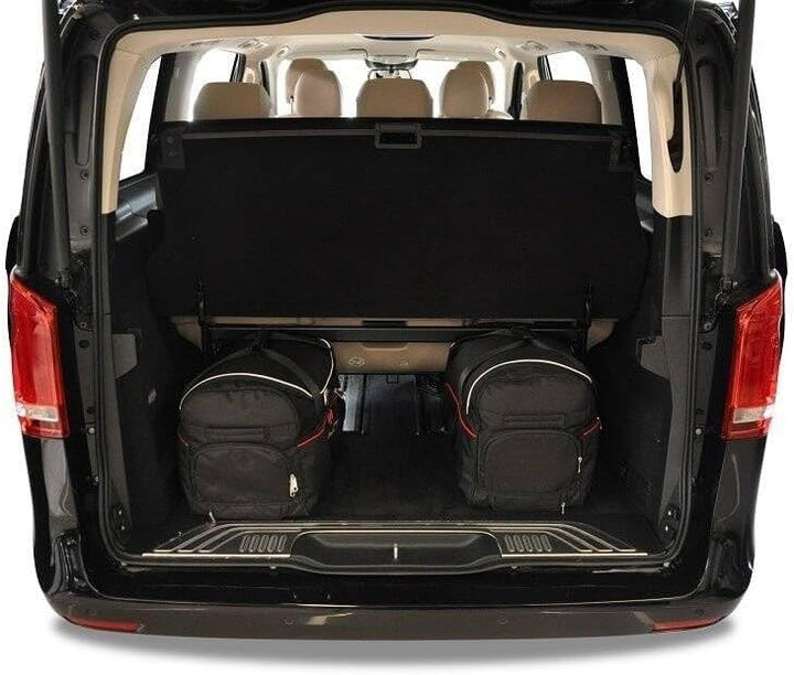 KJUST Kofferraumtaschen 7 stk kompatibel mit MERCEDES-BENZ V LONG W447 2015+