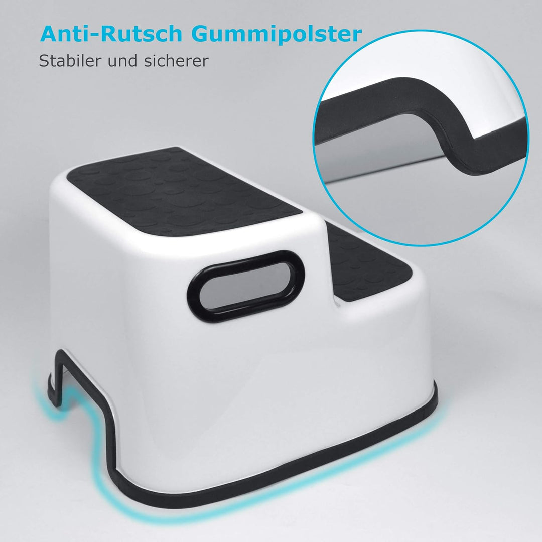 Tritthocker für Kinder – Chairlin Zweistufiger Tritt-Schemel Kinderschemel, Hocker für Kinder, Töpfc