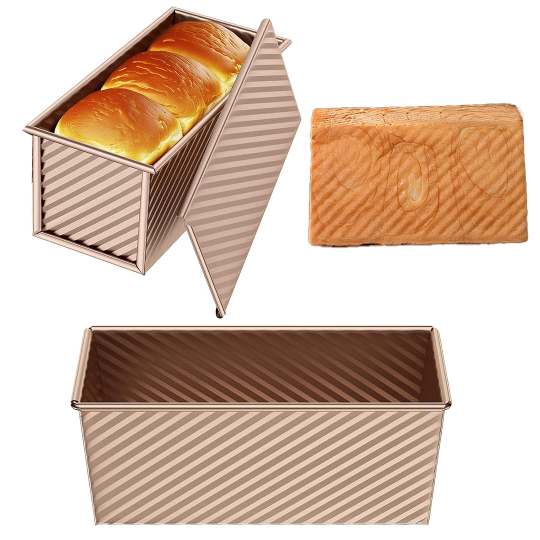 Brotbackform mit Deckel,Toastbrot Backform mit Deckel,Brotbackformen Toast Brot Backform Pullman Lai