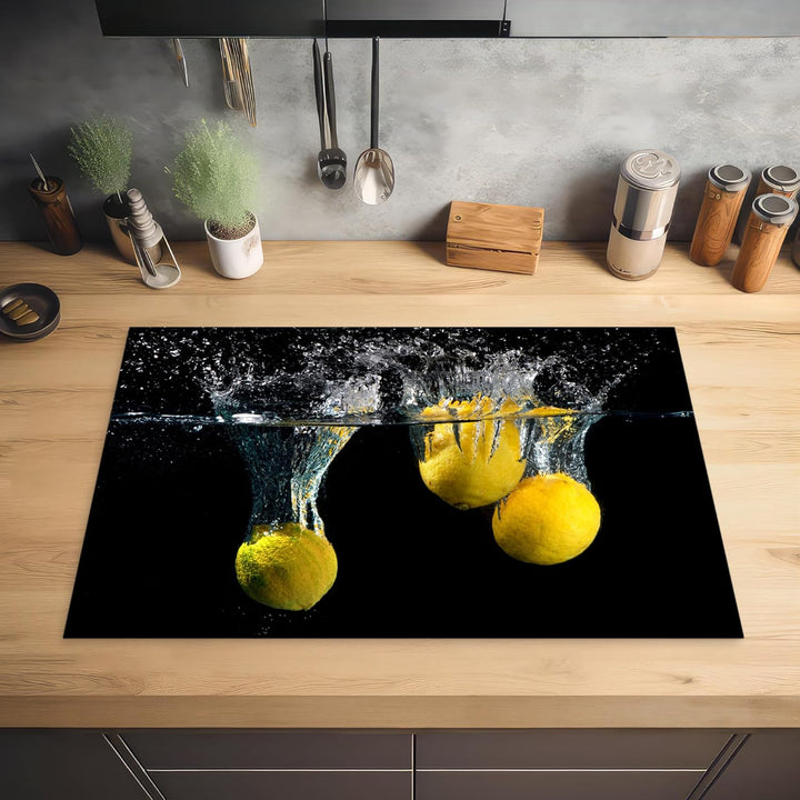 Herdabdeckplatte Einteilig Küche Herdabdeckung Induktionsfeld Ceranfeld Herdabdeckplatten Vinyl Matt