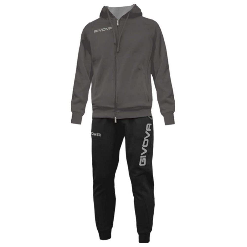 Givova Anzug King Overall S dunkelgrau/schwarz, S dunkelgrau/schwarz