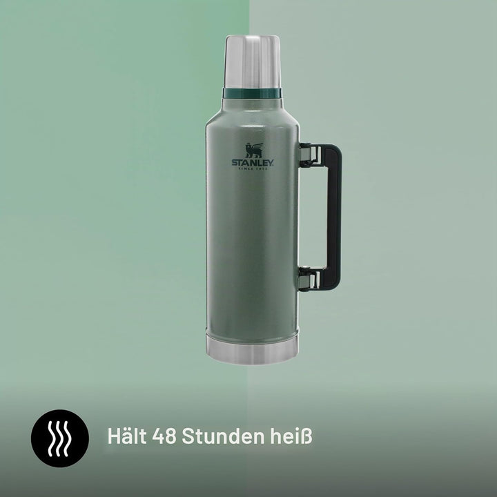 Stanley Classic Legendary Thermosflasche- Thermos Hält 15-48 Stunden Heiss oder Kalt - Edelstahl The