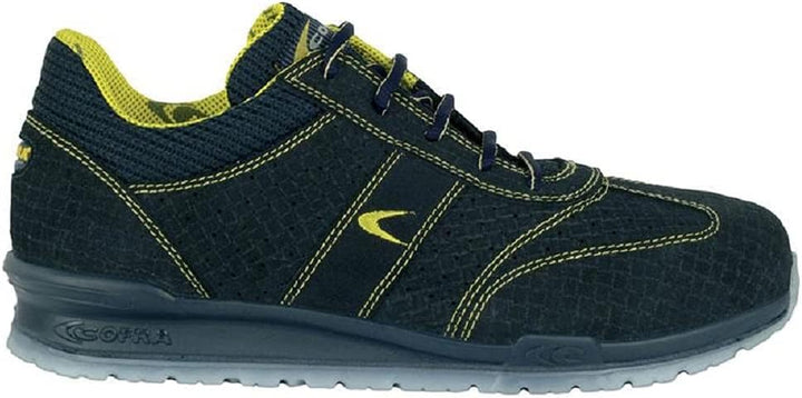 Cofra 78410-001.W46 SIVORI S1 P SRC Sicherheitsschuhe, Blau/Gelb, Grösse 46 46 EU, 46 EU