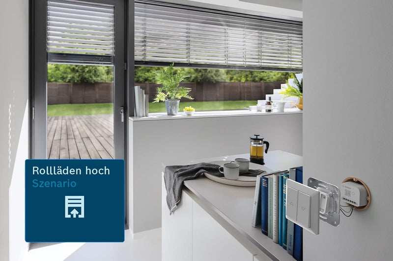 Bosch Smart Home Beleuchtung und Beschattung-Set, 3x Licht-/Rollladensteuerung II, 1x Controller II