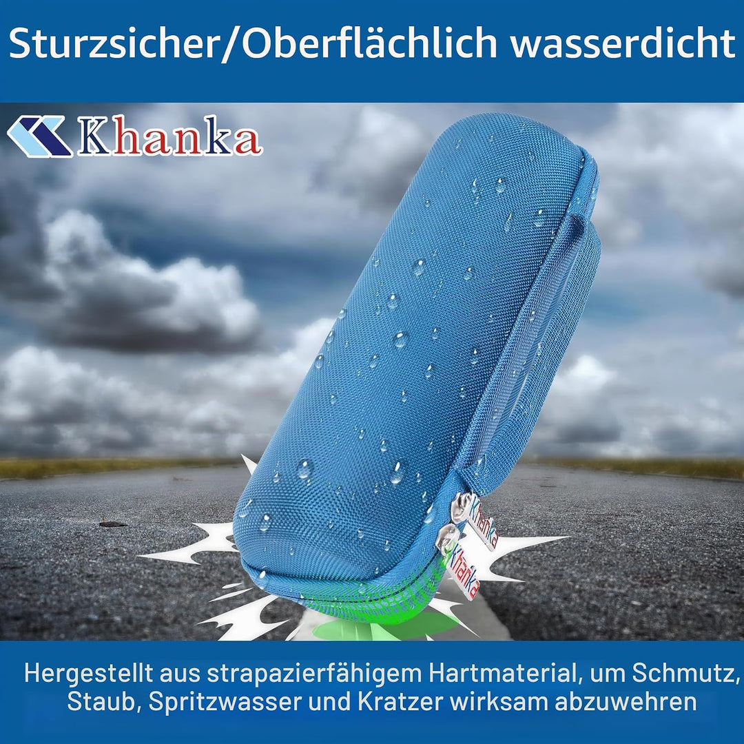 Khanka für JBL Flip 7 / Flip 6 wasserdichte tragbare Bluetooth-Lautsprecher Hartschalen-Reise-Aufbew