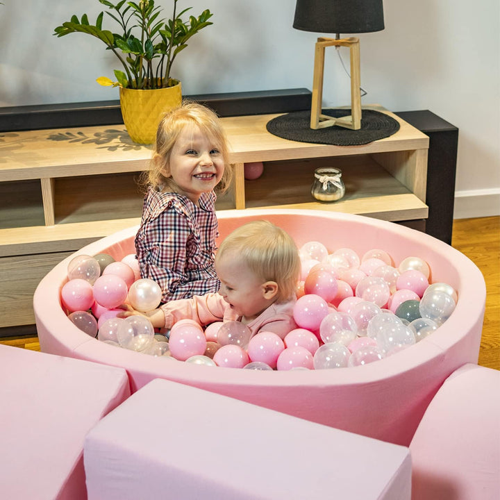 KiddyMoon Spielplatz Aus Schaumstoff Hindernisläufen, Element Stüfchen, Pink Multi-Grösse Pink: Stüf