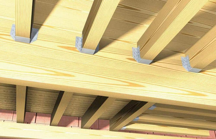 fischer Power-Fast FPF-HT 10,0 x 120 ZPP - Holzbauschrauben mit Teilgewinde und Sechskantkopf für de