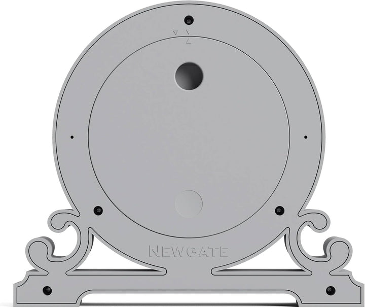 NEWGATE® Divisadero Kaminsims Uhr | Traditionelles doppelschnecken Design | Uhrwerk grau | Klassisch