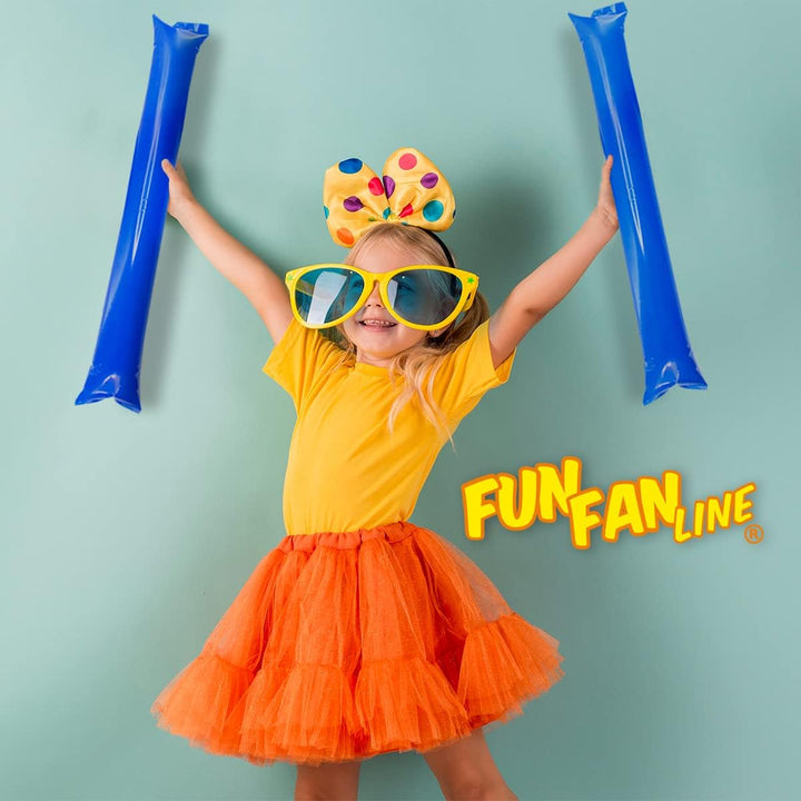 FUN FAN LINE®- Bam Bam Inflatable Stick Set für fussball Party, musikparty, Geburtstagsfeier. krachm