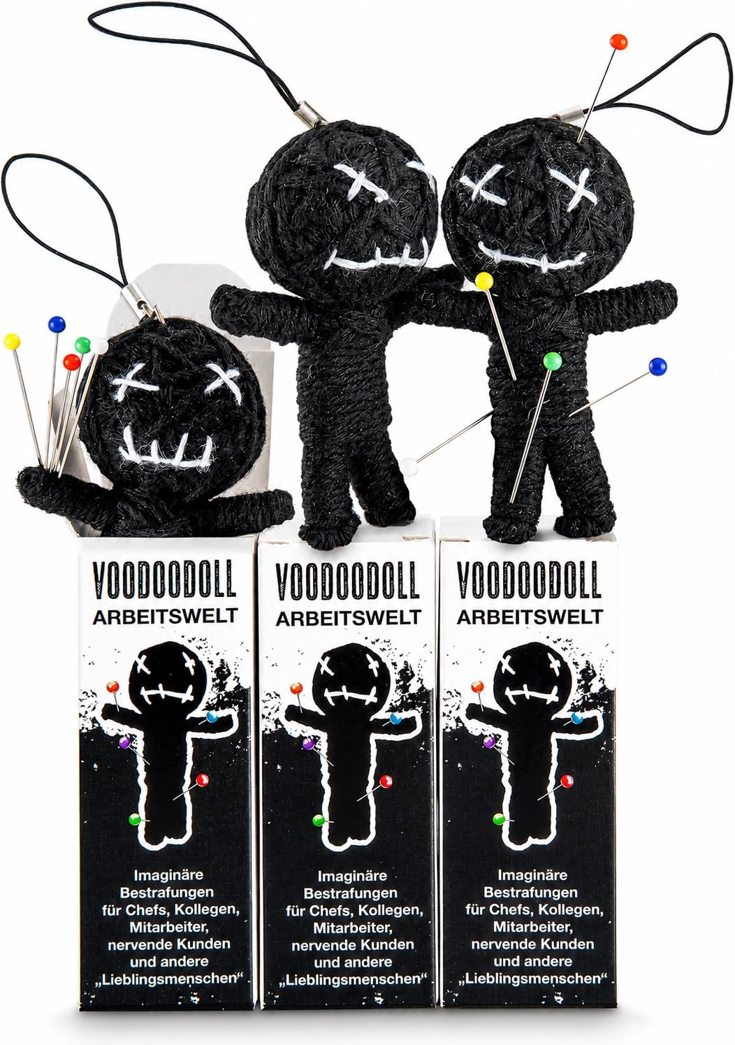 Voodoo Puppe Arbeitswelt Voodoo Doll to go Voodoo-Doll imaginäre Strafen für Nette Chefs, „geliebte“
