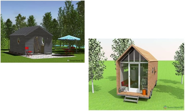 Sweet Home 3D Wohnungsplaner - mit zusätzlichen 1.100 3D Modelle und gedrucktem Handbuch, ideal für
