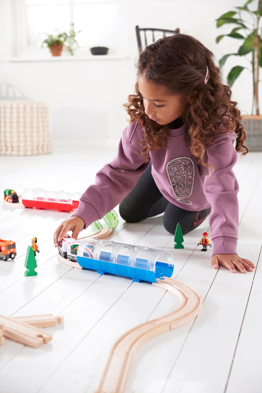 BRIO World 33892 Tunnel Box Dampflokzug - Zubehör für die BRIO Holzeisenbahn – Empfohlen für Kinder
