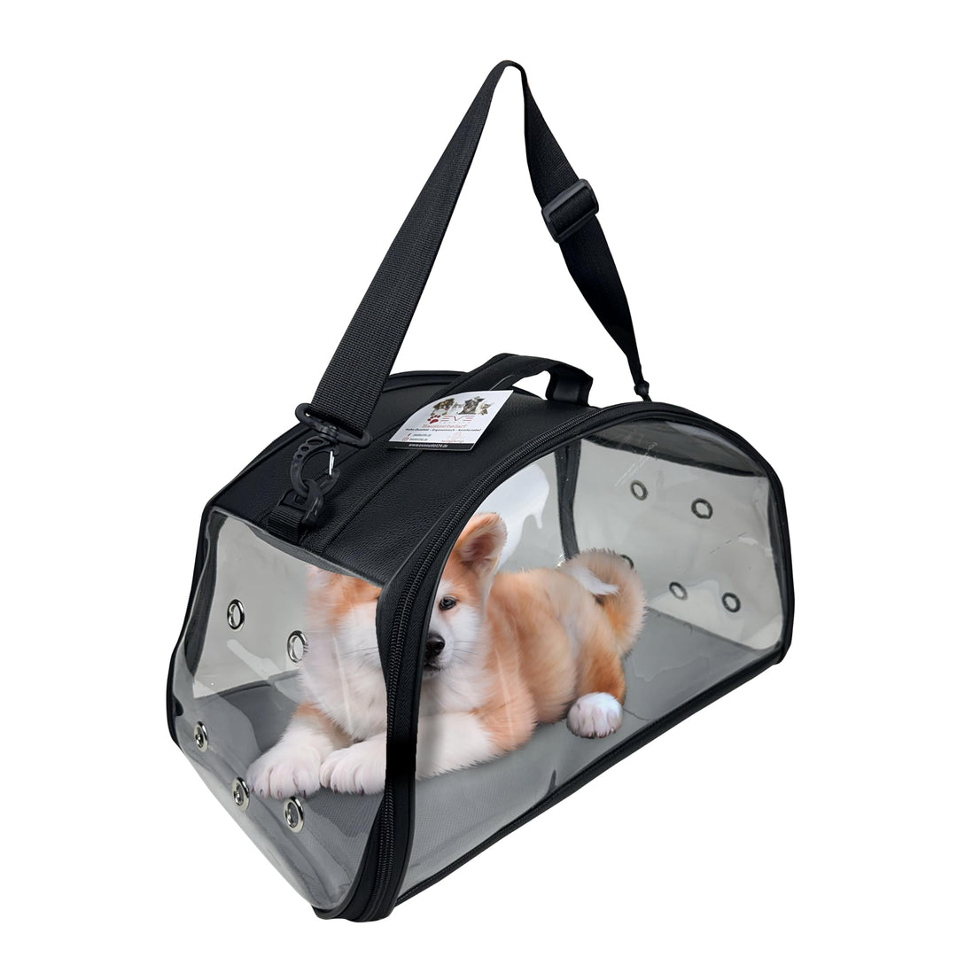 EVE Textile Hunde Tragetasche | Katzen Tragetasche | Hundetasche | Katzentasche | Hunde Umhängetasch