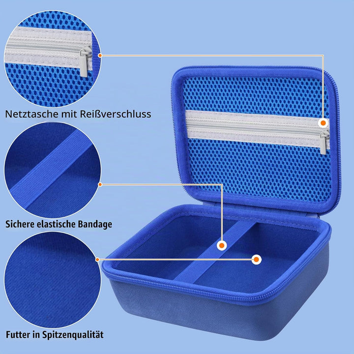 co2CREA Hart Reise Schutz Hülle Etui Tasche für VTech KidiZoom Duo FX Kinderkamera,Nur Tasche, Für V