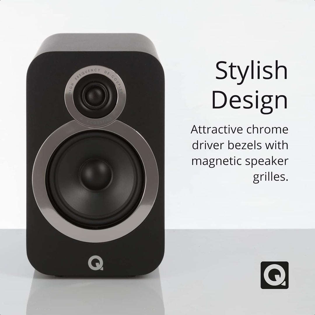 Q Acoustics 3030i Kompaktlautsprecher Paar Graphite-Grey Grau, Grau