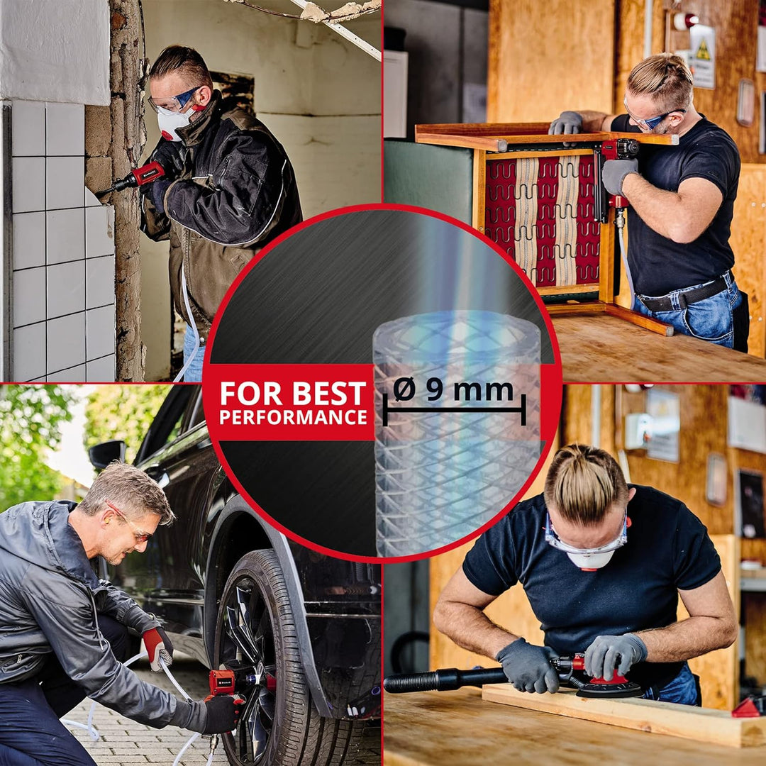 Einhell Druckluft-Schlagschrauber TC-PW 610 Compact (max. 8 bar, max. Drehmoment 610 Nm, 1/2"-Vierka