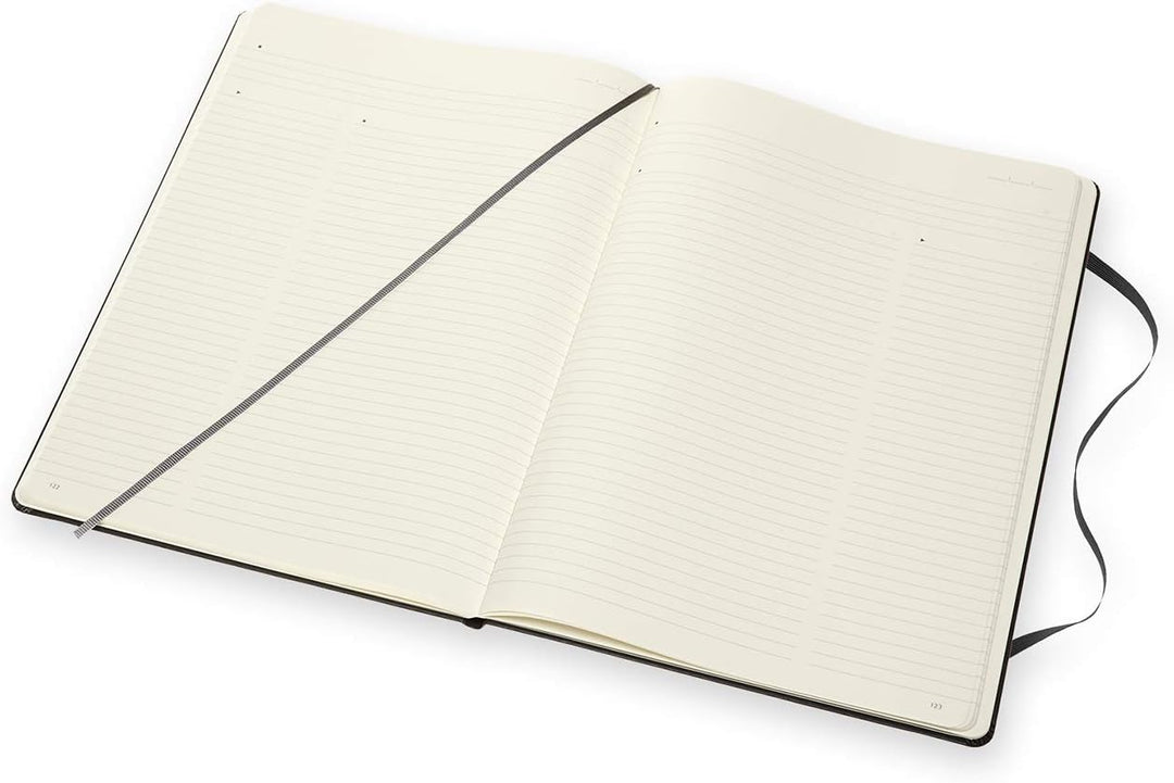 Moleskine - Pro Notebook, Perfektes Notizbuch für die Arbeit - Hardcover mit Elastischem Verschluss