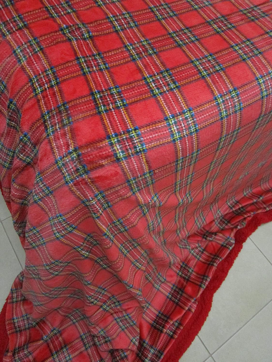 Decke oder Decke aus weicher Mikrofaser, Design Schoko, Rückseite Lammfell, in allen Grössen, Farben