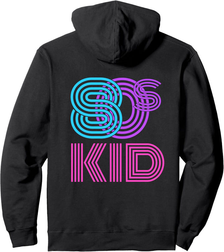 Retro Born in the 1980s Vintage Rad 80s Kid Eighties Party Pullover Hoodie