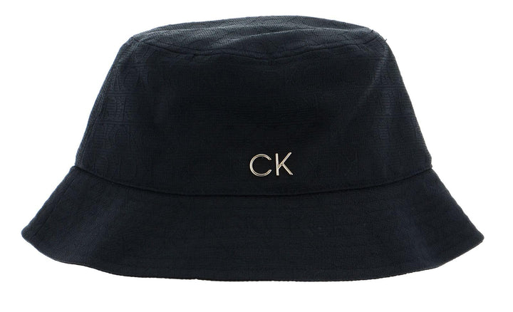 Calvin Klein Monogram Jacquard Bucket Hat Black