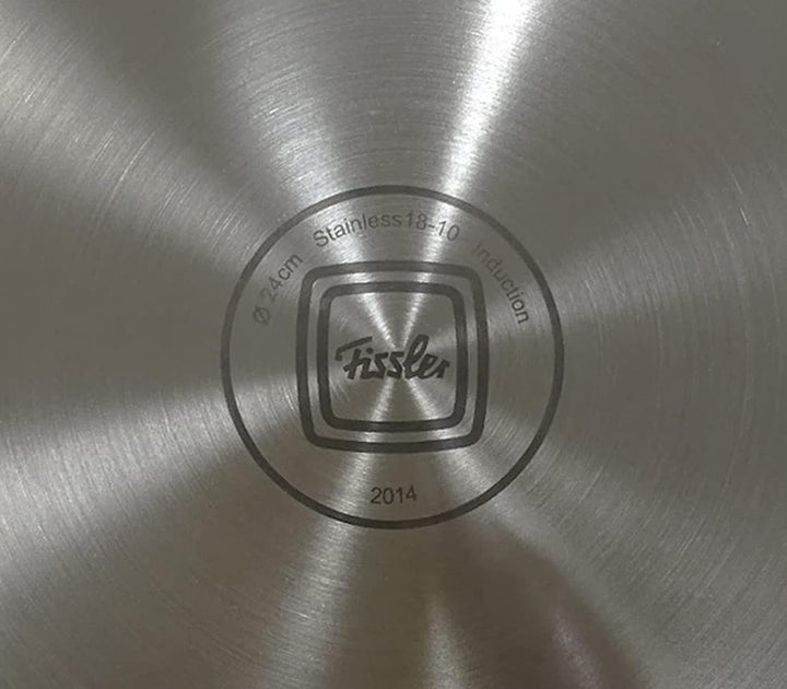 Fissler Pfannen-Set, 2-teilig/Catania unbeschichtete Edelstahl-Pfanne (Ø 24 cm) & Cenit beschichtete