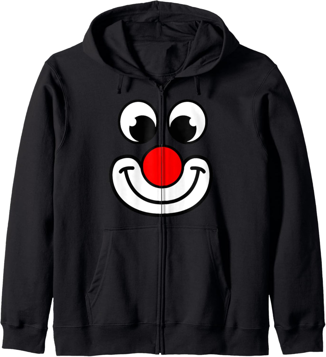 Clown Nase I Clown Kostüm I Clown Zubehör I Lustiges Clown Kapuzenjacke