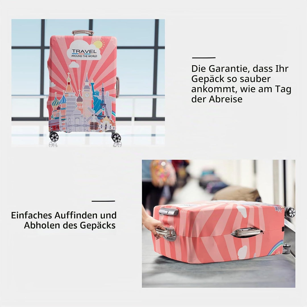 OrgaWise Kofferhülle Luggage Cover Gepäck Cover Gepäckabdeckung for Travel Luggage Schutzhülle Koffe