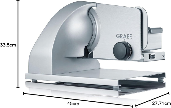 Graef SKS900EU Allesschneider, aluminium eloxiert/titan Aluminium Eloxiert /