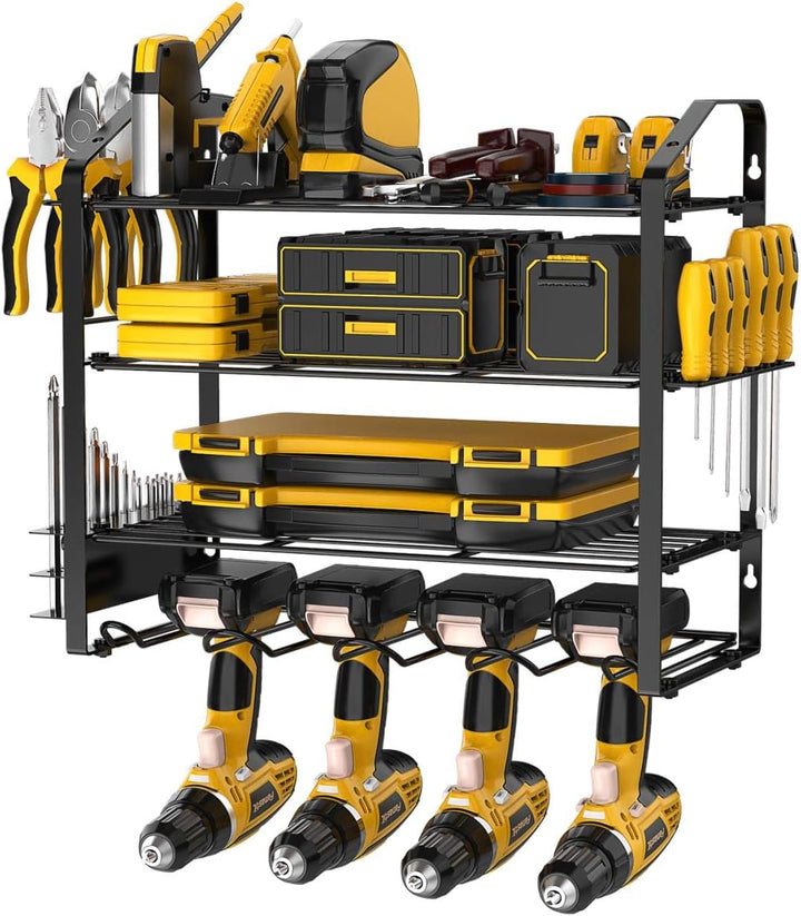 Power Tool Organizer Elektrowerkzeug Organizer Bohrhalter Wandhalterung, Hochleistungs Metall Werkze