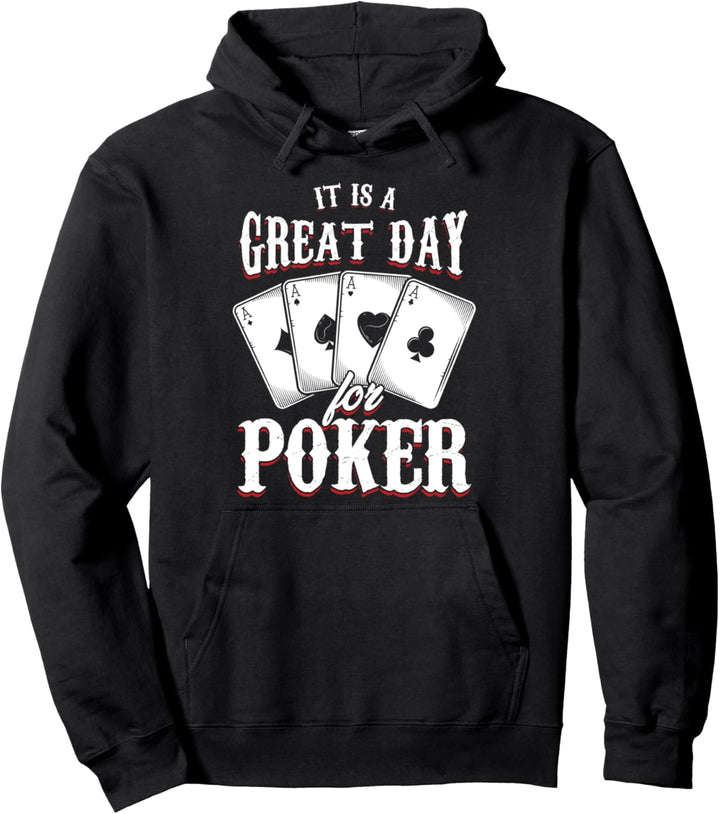 Schöner Tag Um Poker Zu Spielen Kartenspiel Pokerspieler Pullover Hoodie