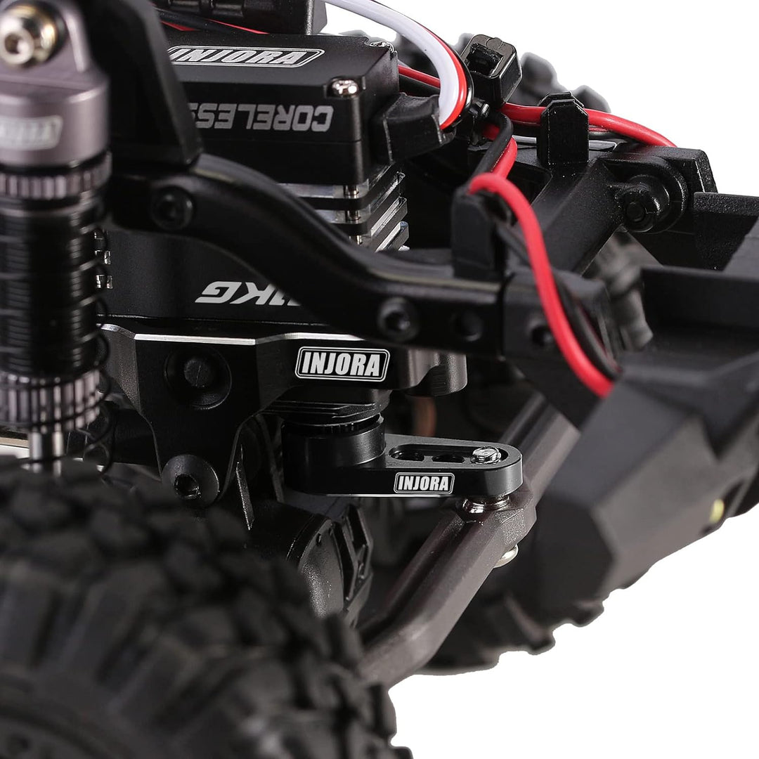 INJORA Kernlos Digital Micro Servo 11KG High Torque mit Hupe und Servo Ablage für TRX4M 1/18 RC Craw