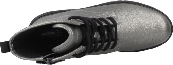 Geox Mädchen J Casey Girl Ankle Boot 28 EU Graphite Black, 28 EU Graphite Black
