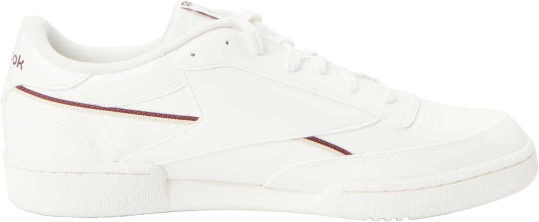 Reebok Herren Club C 85 Vegan Sneaker 34.5 EU Chalk Classic Maroon F23 Stucco, 34.5 EU Chalk Classic