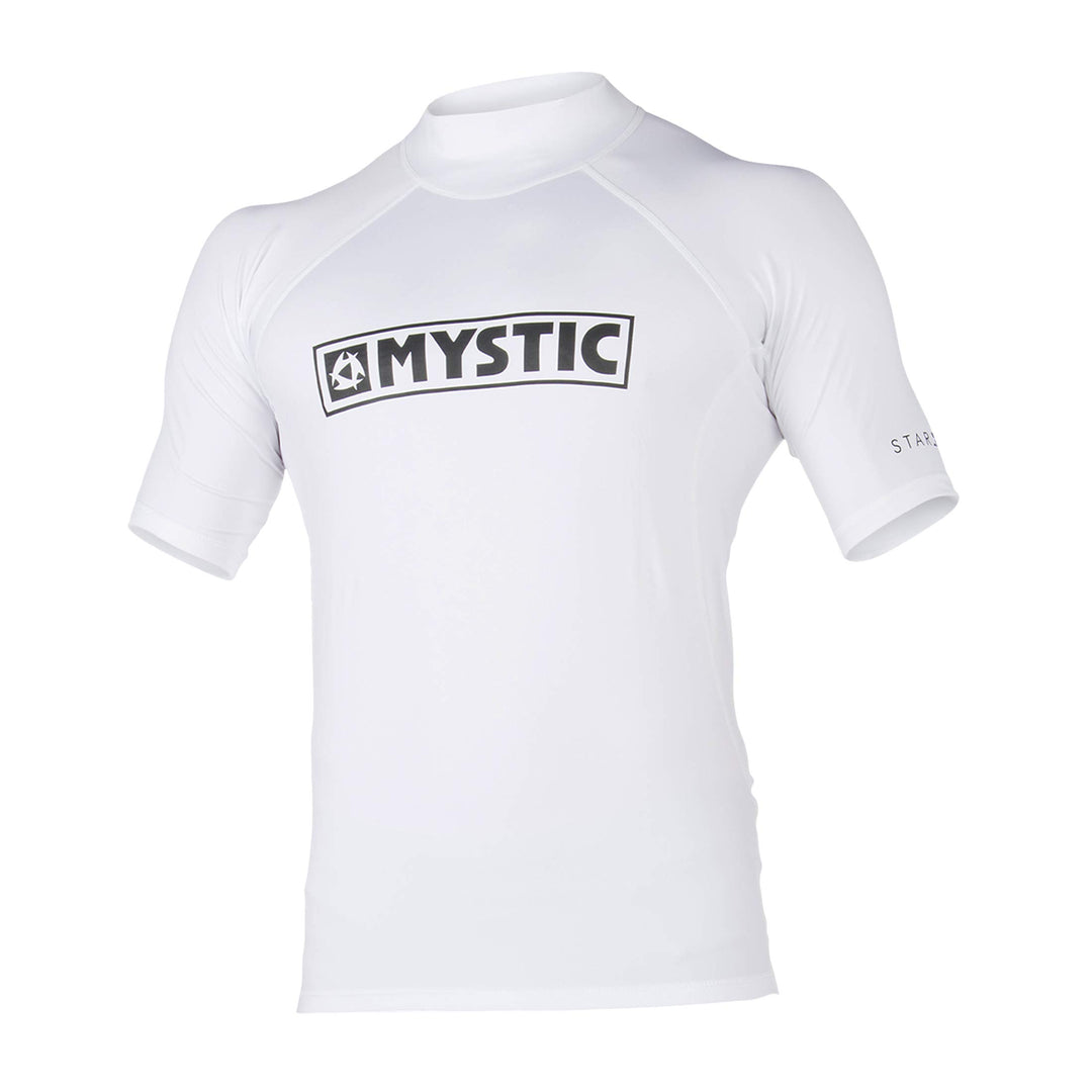 Mystic Star Short-Sleeve Rash Vest 2019 - White XXL