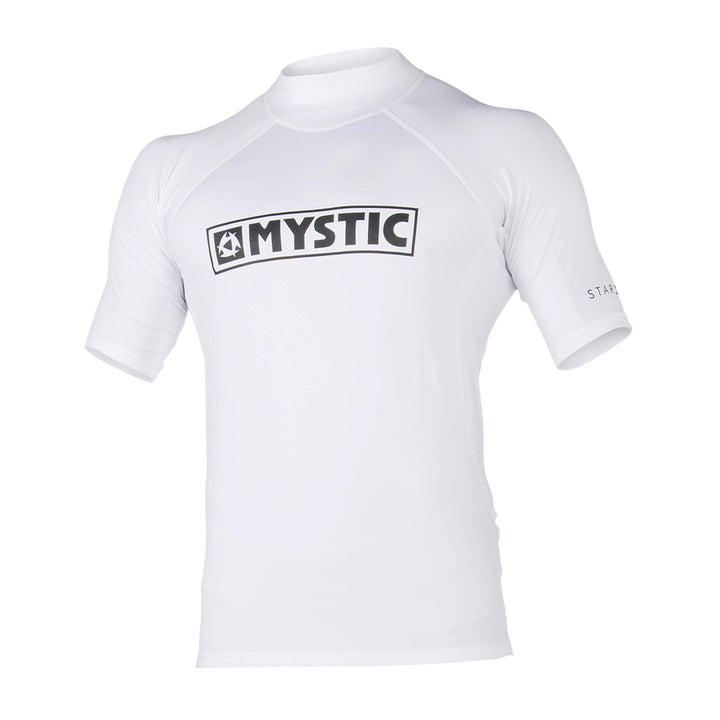 Mystic Star Short-Sleeve Rash Vest 2019 - White XXL
