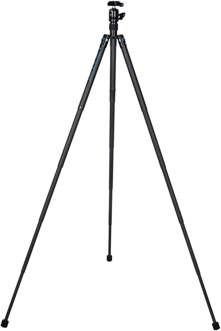 SIRUI Carbon Kamera Stativ mit B-00K Kugelkopf, 151,9 cm kompaktes,Schnellverschluss-Bein,wendbare M