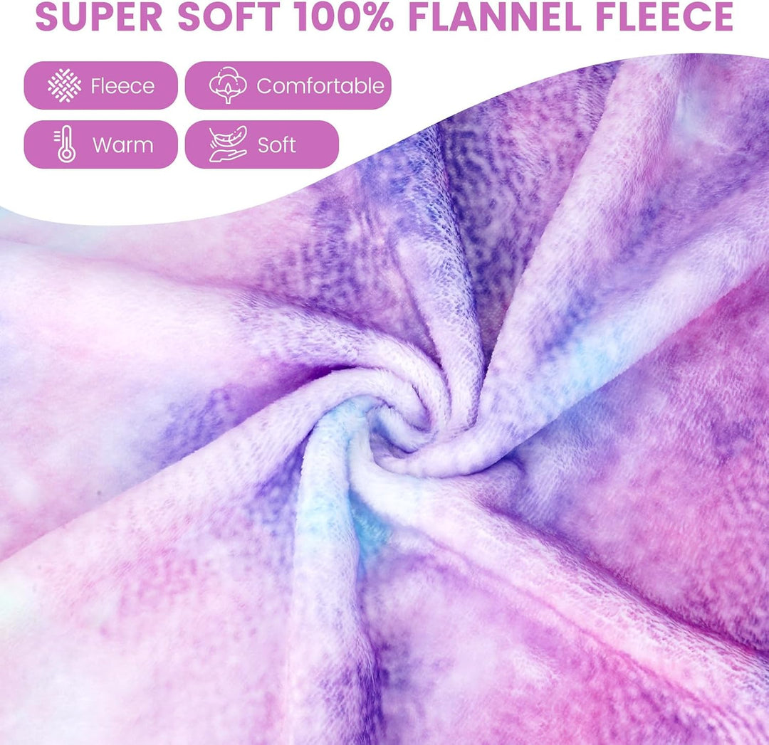 WYTbaby Bademantel Kinder Mädchen Flauschig Fleece bademantel mädchen Lange Ärmel Kinderbademantel m
