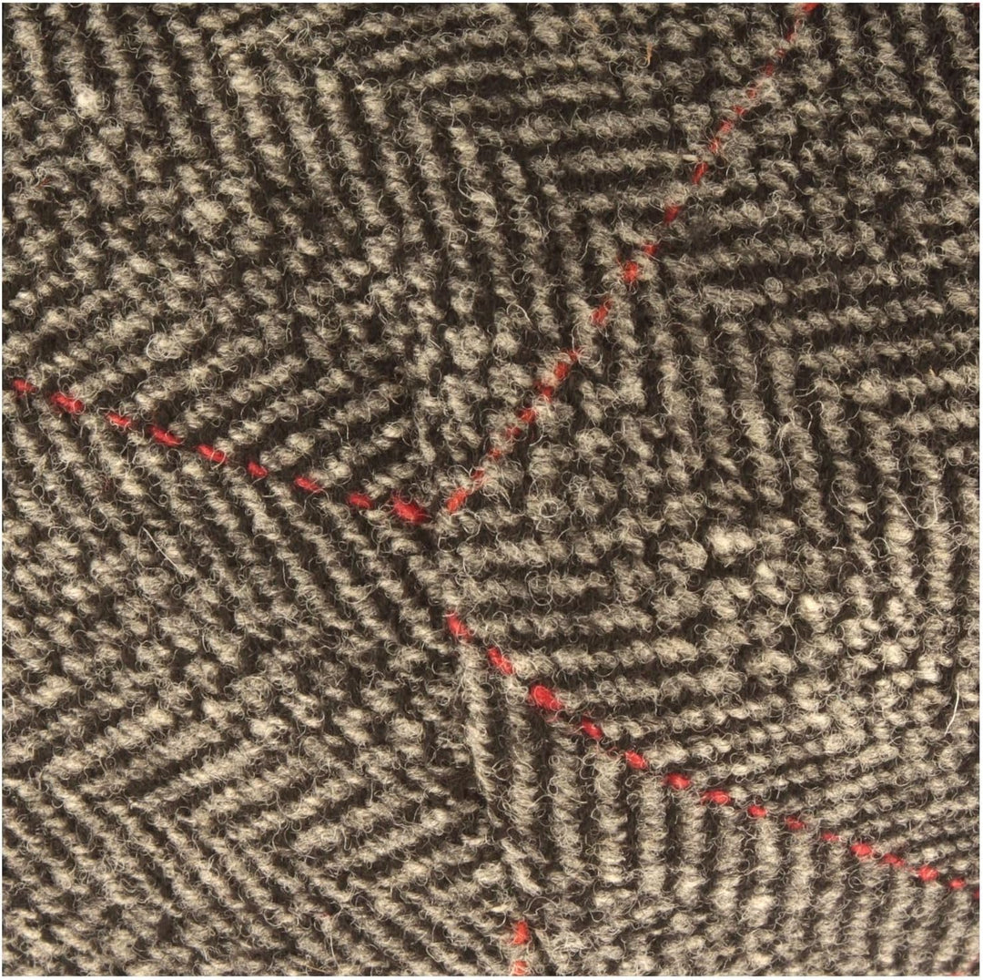 Breiter Herren Winter Schiebermütze mit Ohrenklappen Flatcap Schirmmütze 100% Wolle mit ausklappbare