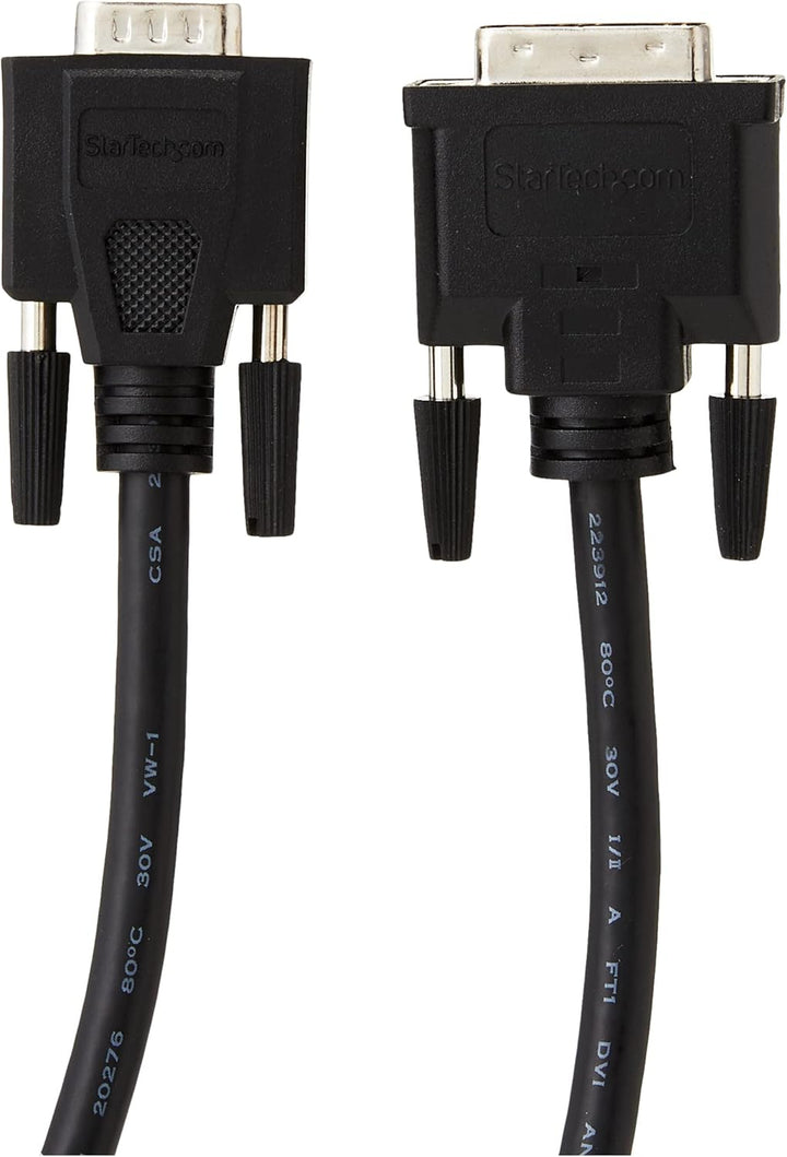 StarTech.com DVI auf VGA Monitorkabel 2 Meter - Stecker / Stecker - DVI-I 24+5 VGA (15Pin) - DVI-A a