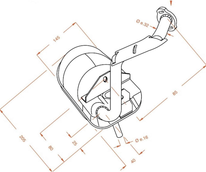 Auspuffanlage LeoVince Komplettanlage SITO, Stahl, mit Zulassung für Piaggio Vespa HP/PK 50 / XL/Rus