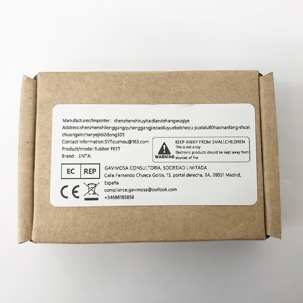JINTAI 2pcs Rubber Foot Feet Strips Pads Ersatz für Dell Latitude 7420 (25,7 cm)