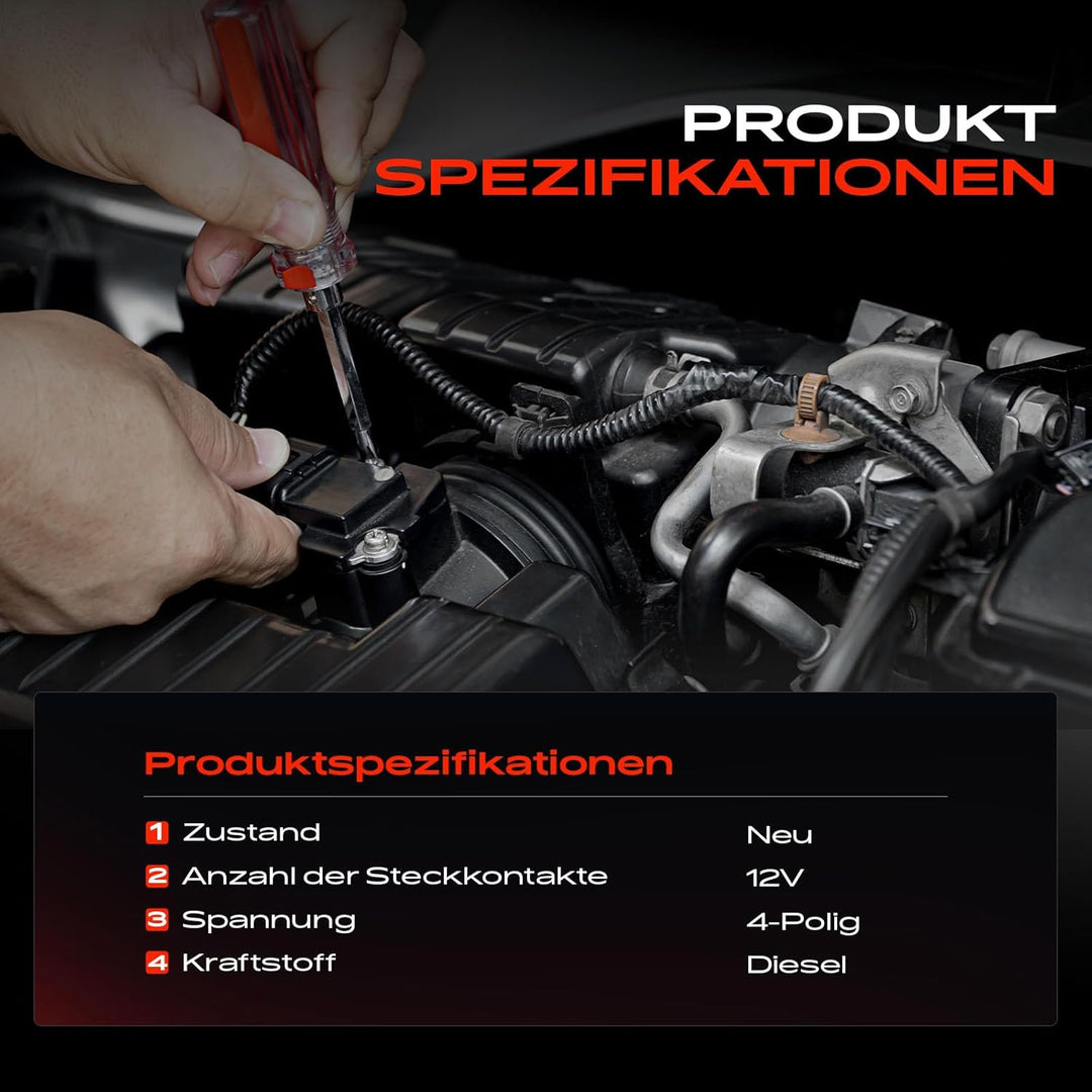 Luftmassenmesser 4-Polig für 159/159 Sportwagon 939 Doblo 119 223 Grande Punto 199 Idea 350 1.9L Die