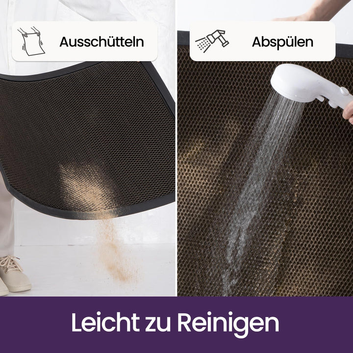 DEXI Fussmatte aussen 60 x 90 cm, extrem rutschfeste Schmutzfangmatte, langlebig Fussabtreter aussen